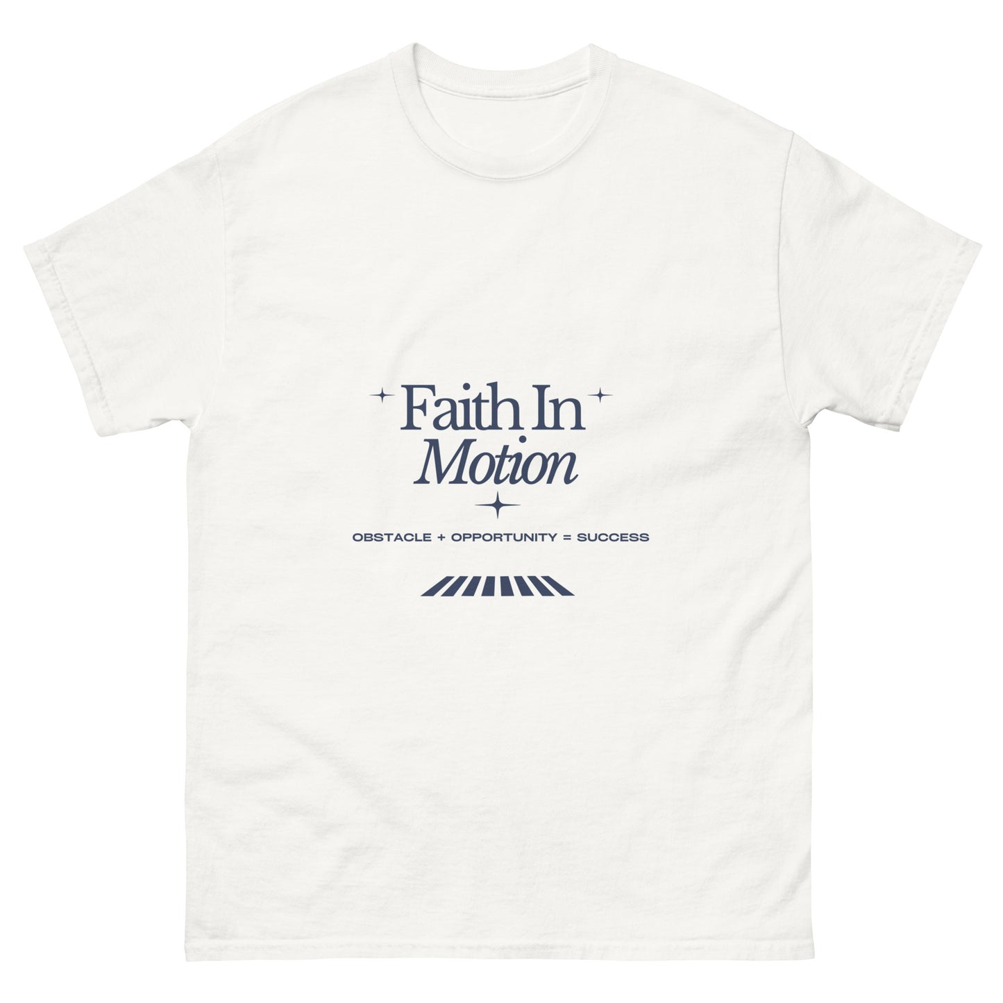 Faith In Motion Unisex T-shirt (Navy)