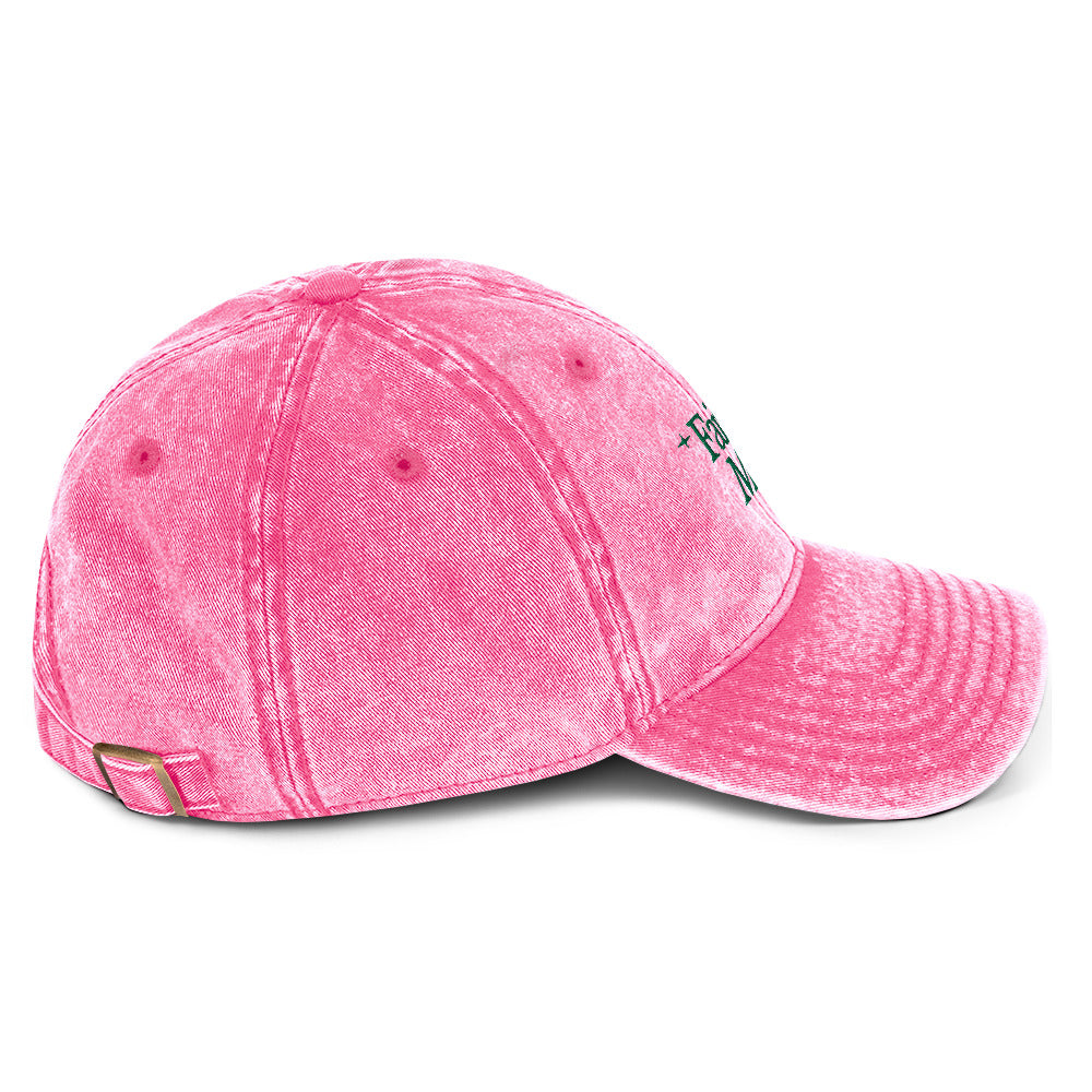 Faith on Motion Vintage Cotton Cap - Pink Edition