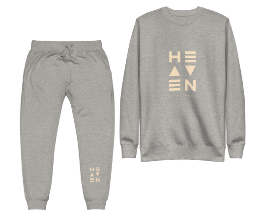 Heaven is My Home - Sweatshirt & Sweatpants (Grey)