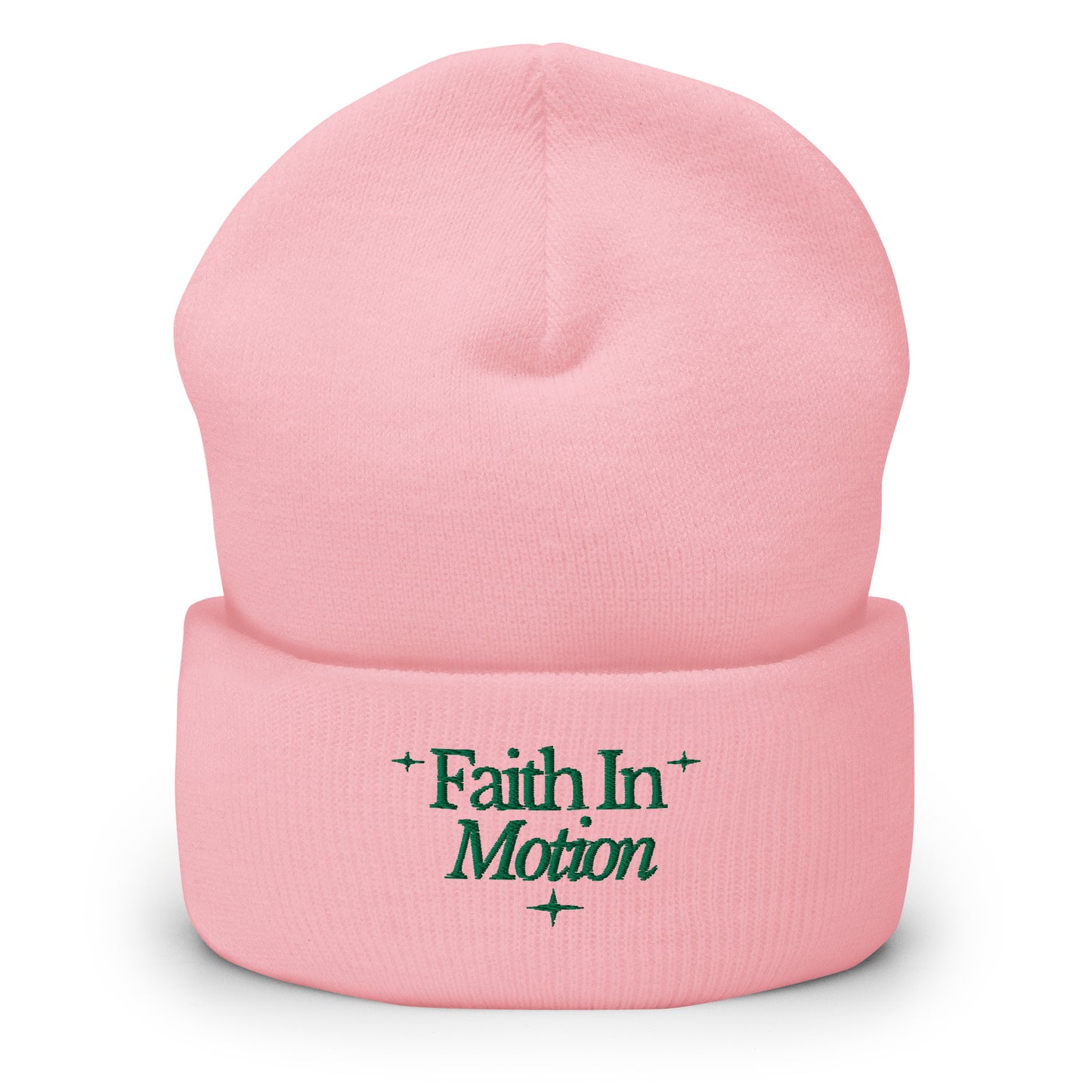 Faith in Motion - Pink Edition Beanie