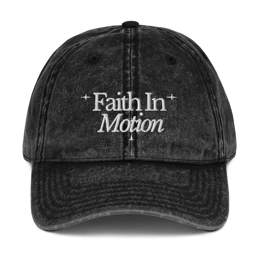 Faith in Motion - Vintage Cotton Cap