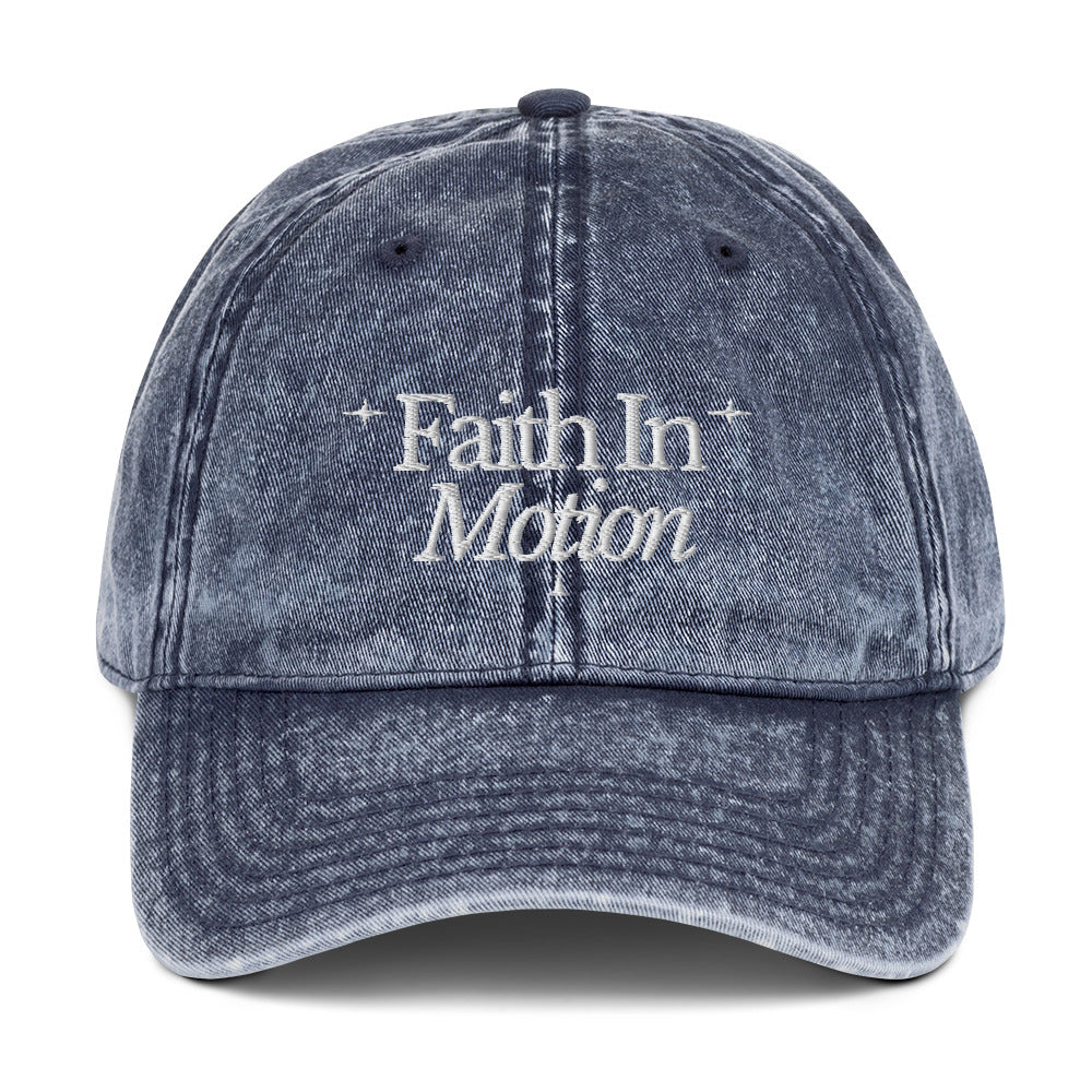 Faith in Motion - Vintage Cotton Cap