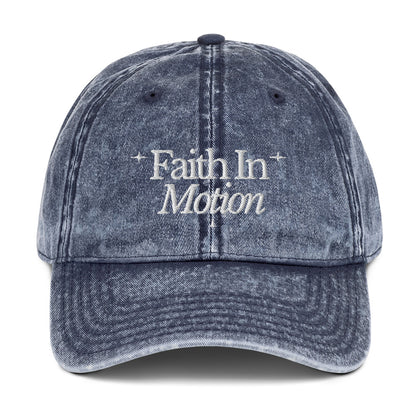 Faith in Motion - Vintage Cotton Cap